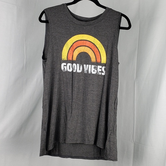 🌟HP🌟VSCO Girl "Good Vibes" Tank - Picture 5 of 6